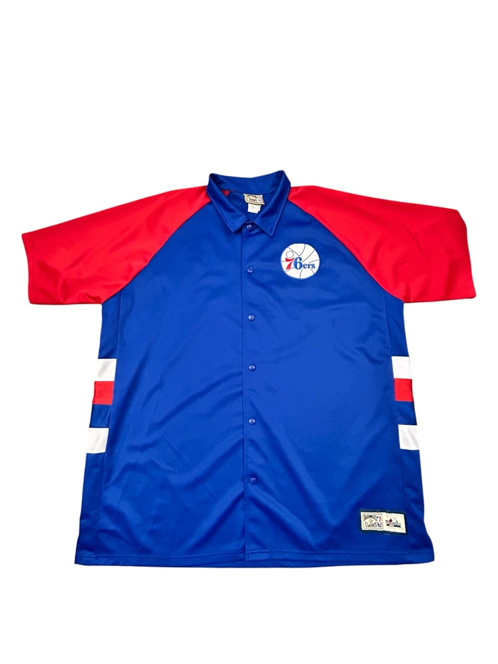 Hardwood Classics x Majestic Philadelphia 76ers VTG Warmup Jersey XXL NBA Men’s